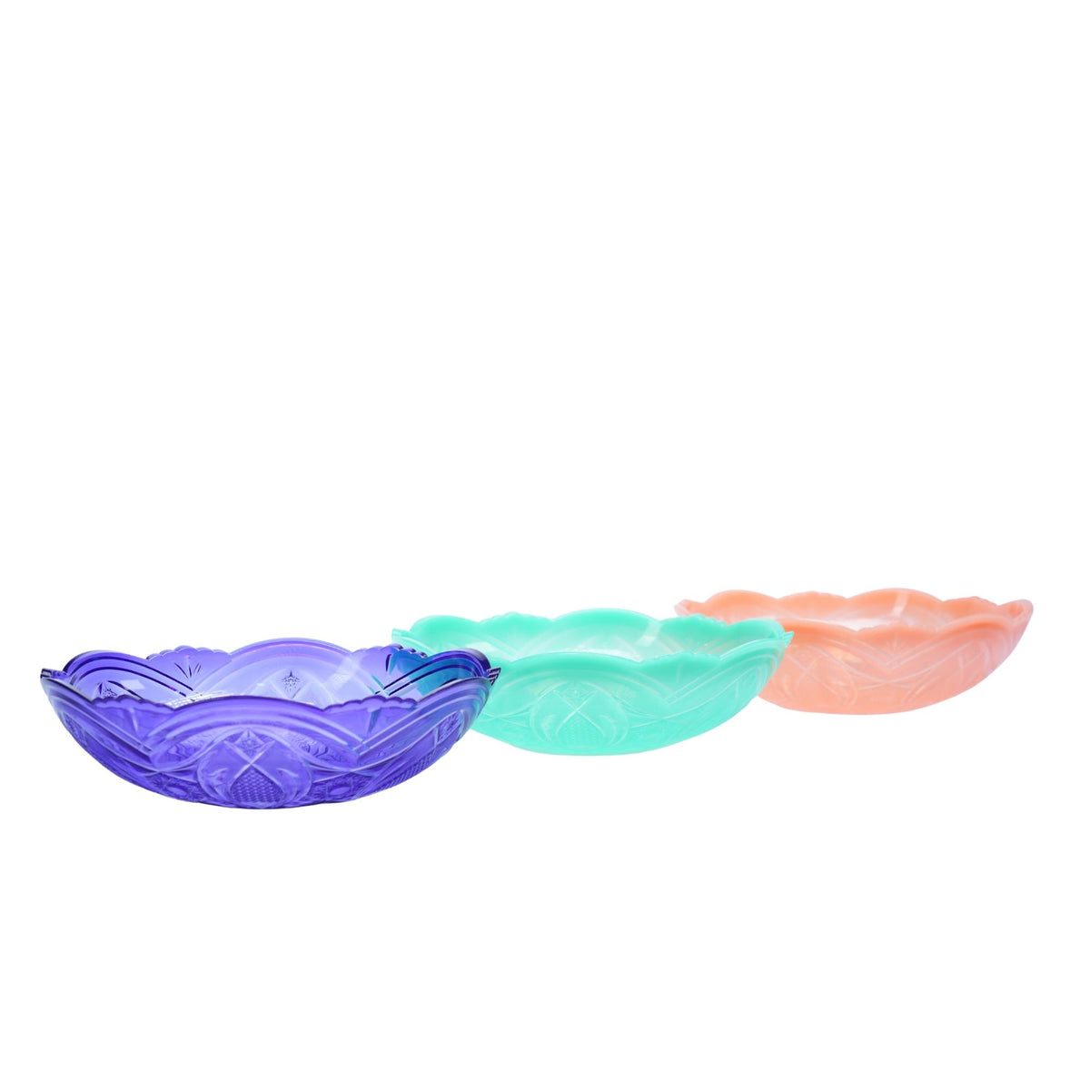 PLASTIC BOWL LEAF DESIGN SMALL -HSP-22A16