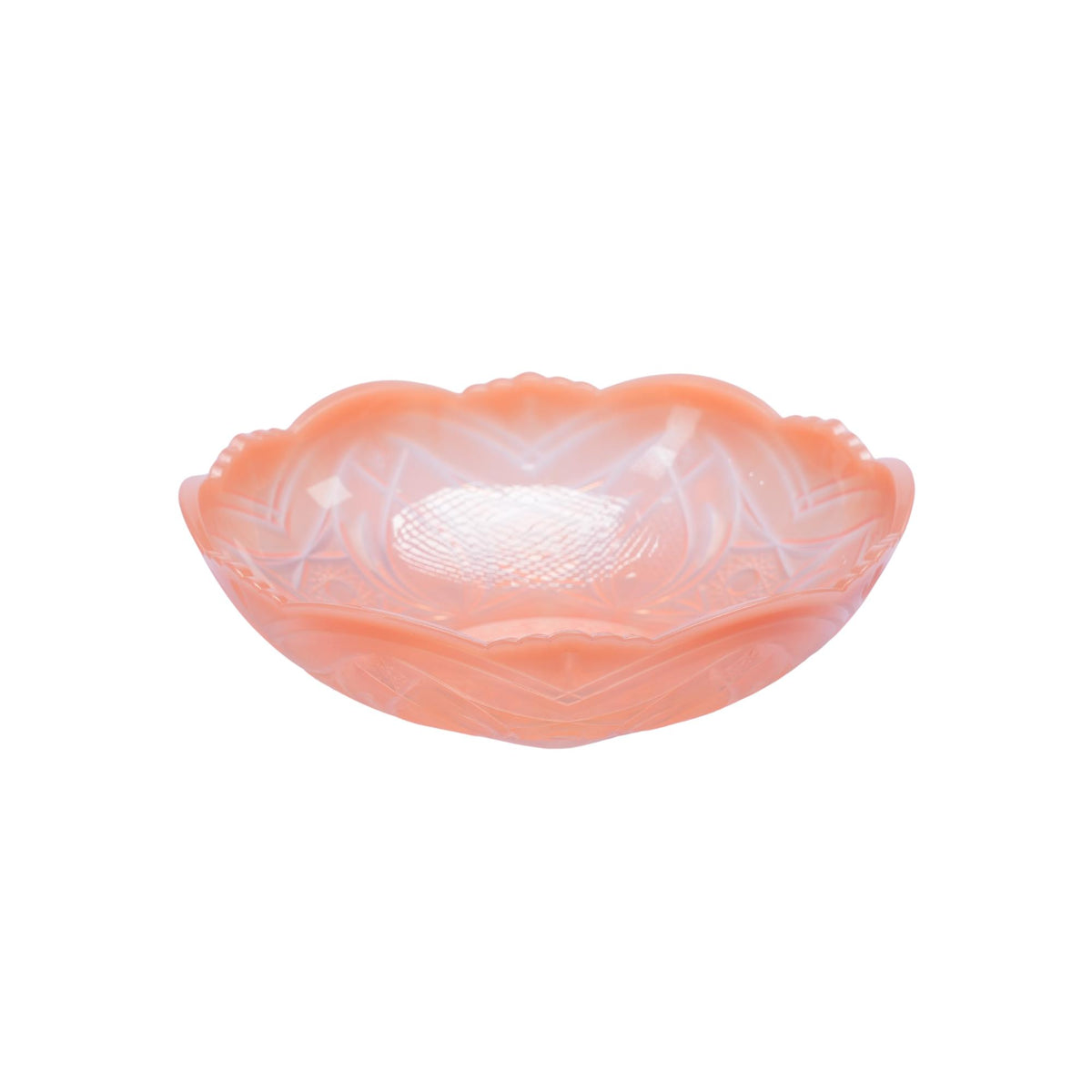 PLASTIC BOWL LEAF DESIGN SMALL -HSP-22A16
