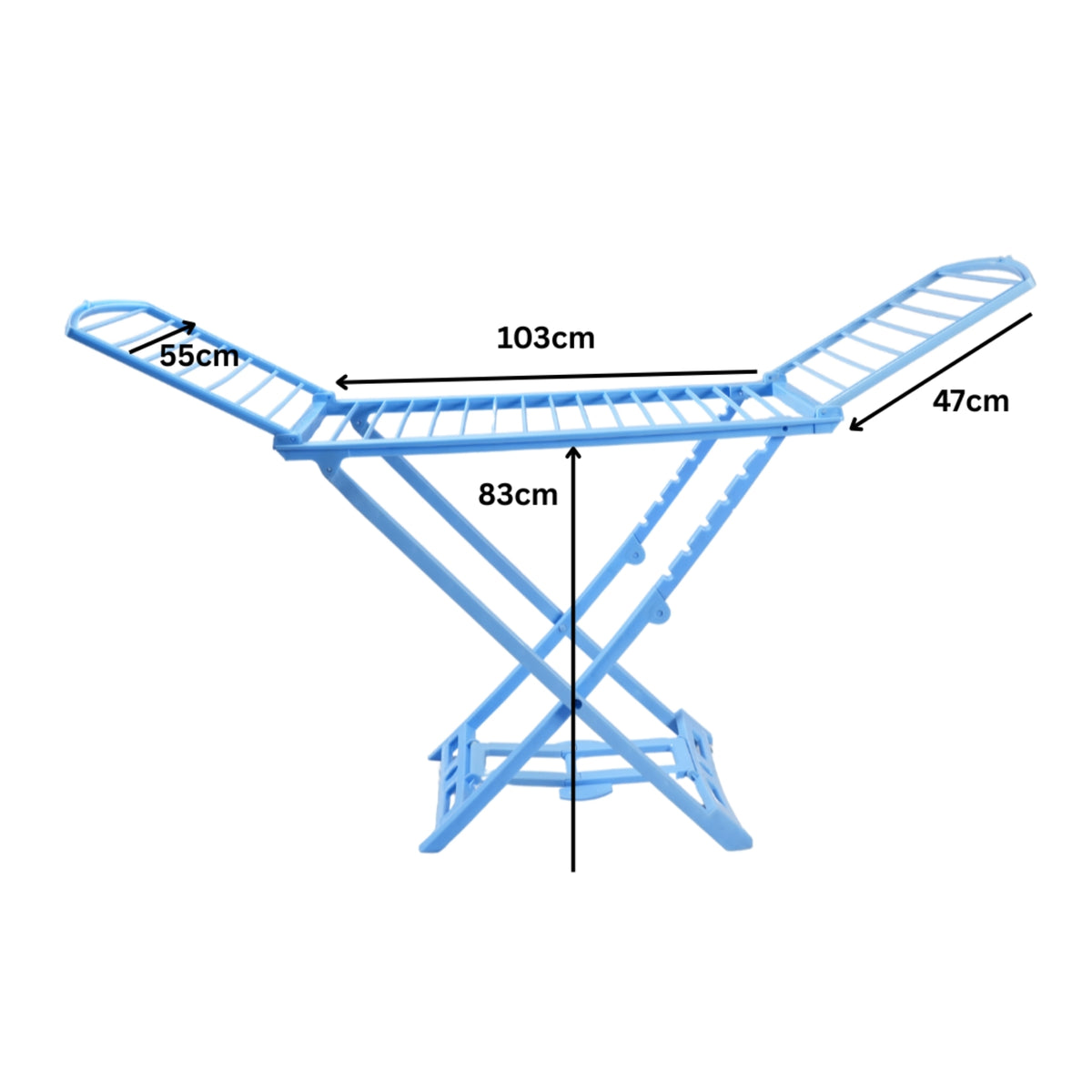 CLOTH DRYING RACK FOLDABLE PLASTIC CLOTH DRYING RACK ,RUSTPROOF -HSP-16A5