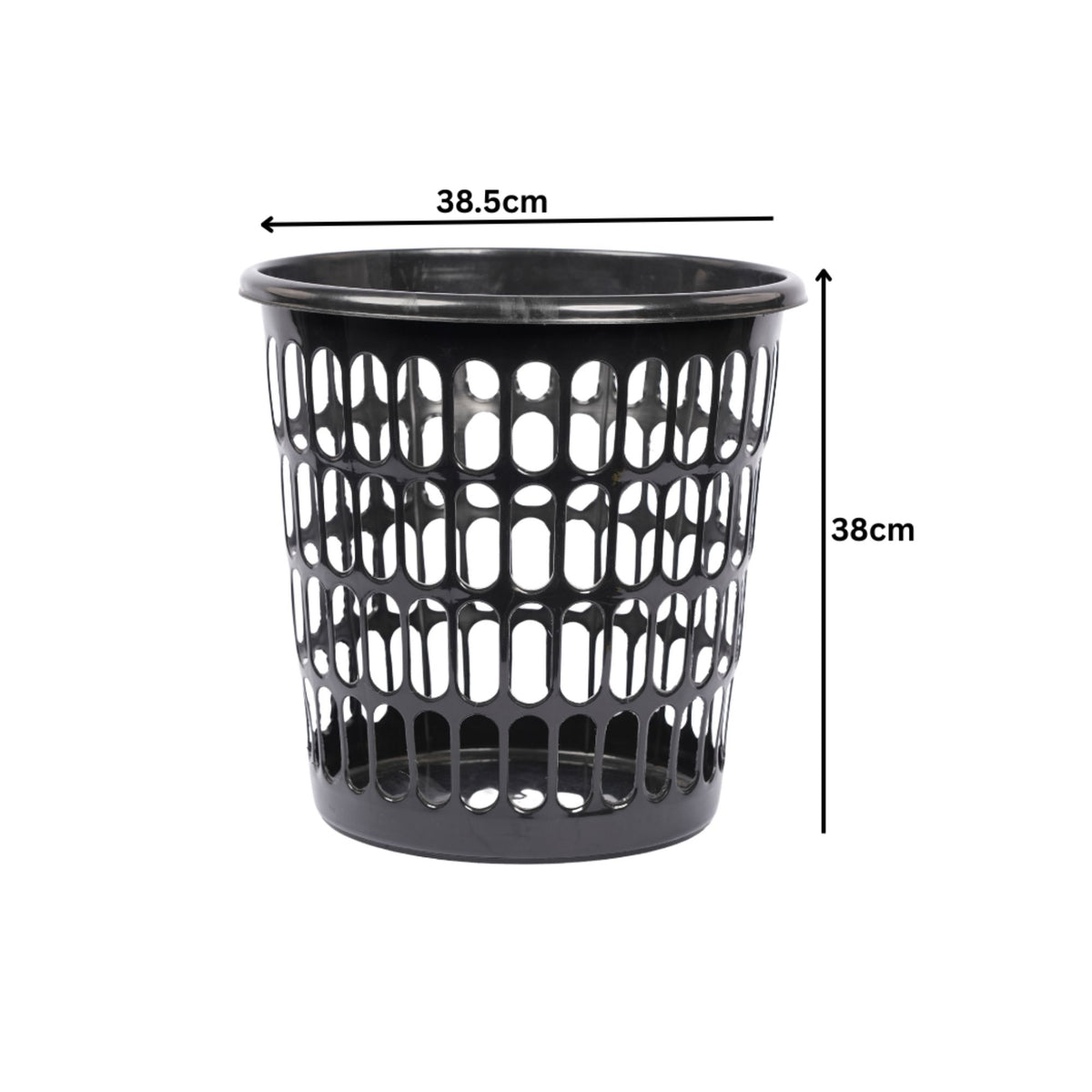 LAUNDRY BASKET BLACK-HSP-21A8