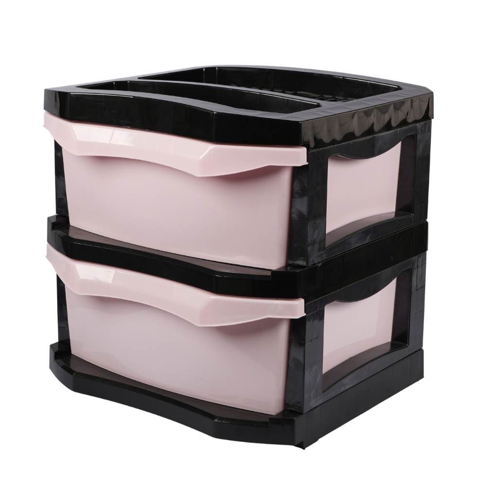2 DRAWER PLASTIC CUPBOARD -HSP- 31A1
