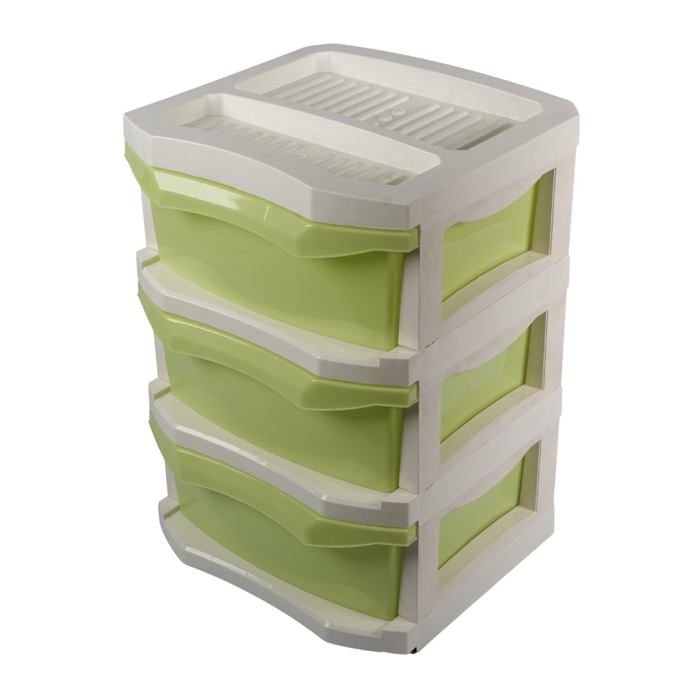 3 DRAWER PLASTIC CUPBOARD -HSP- 31A2