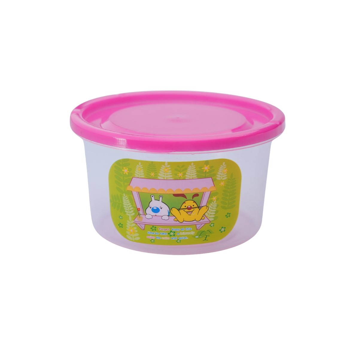 2 Pcs ROUND FOOD CONTAINER SET - MEDIUM - BPA FREE - HSP - 10A9