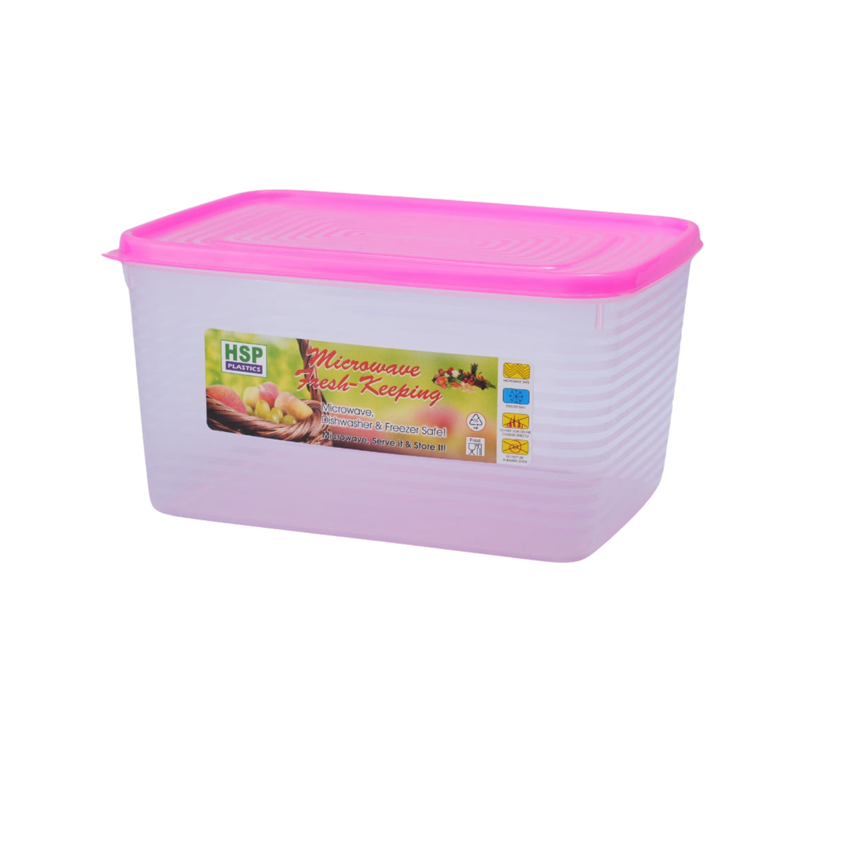 RECTANGLE FOOD CONTAINER - BPA FREE - HSP - 10A22