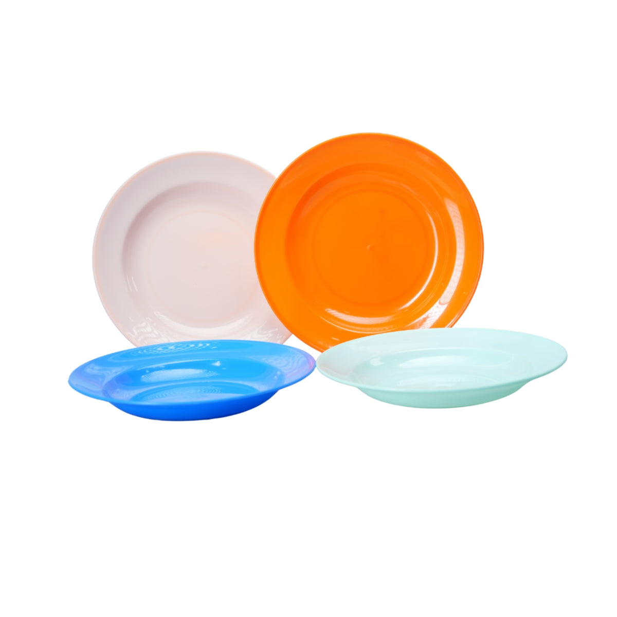 3 Pcs PLASTIC PLATE PP SET - HSP - 26A2