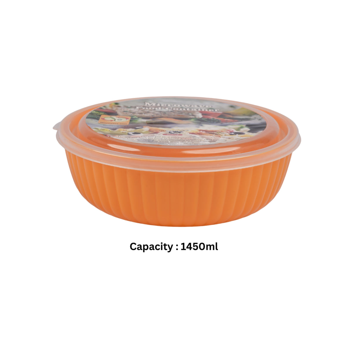 MICROWAVE SAFE FOOD CONTAINER -ROUND - HSP - 10A36