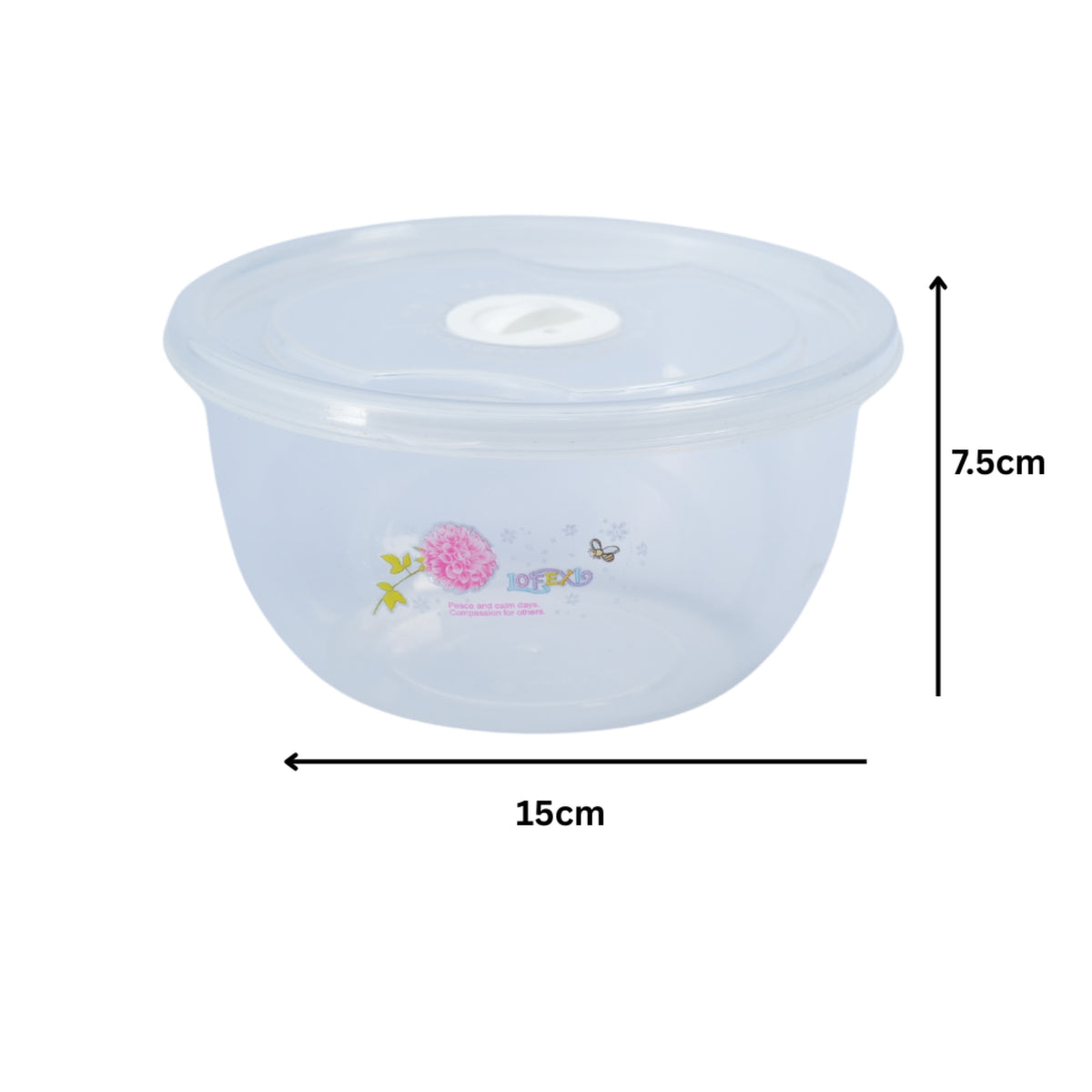 2 Pcs ROUND FOOD CONTAINER
