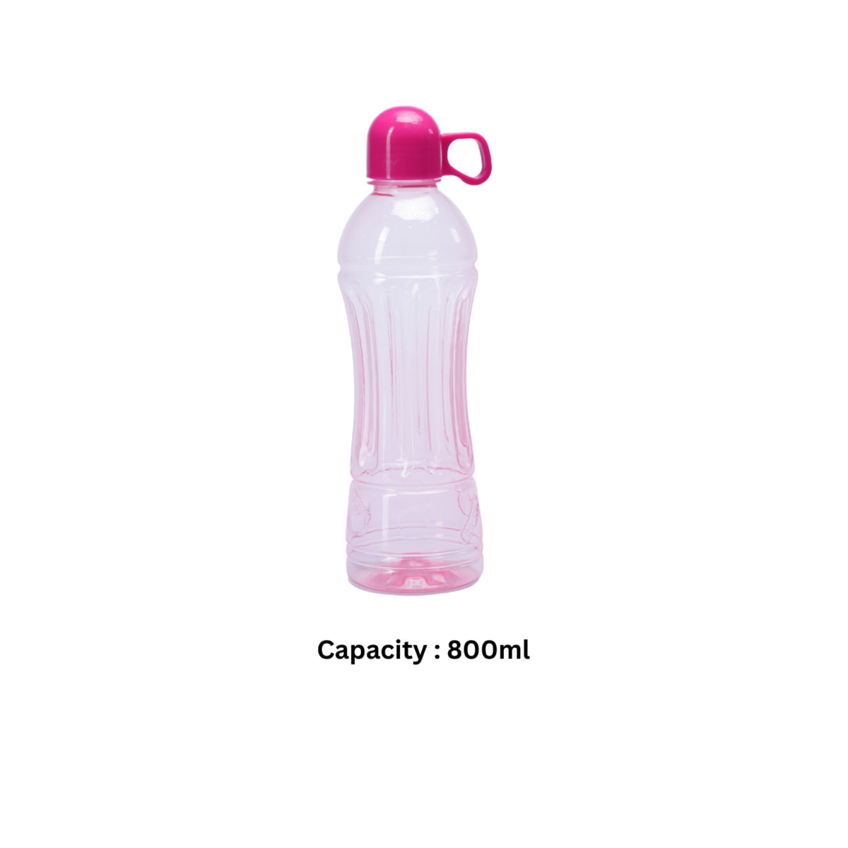 WATER BOTTLE SPORT / APPLE 800ml - BPA FREE - ( Pink / Blue / Green ) - HSP - 30A4