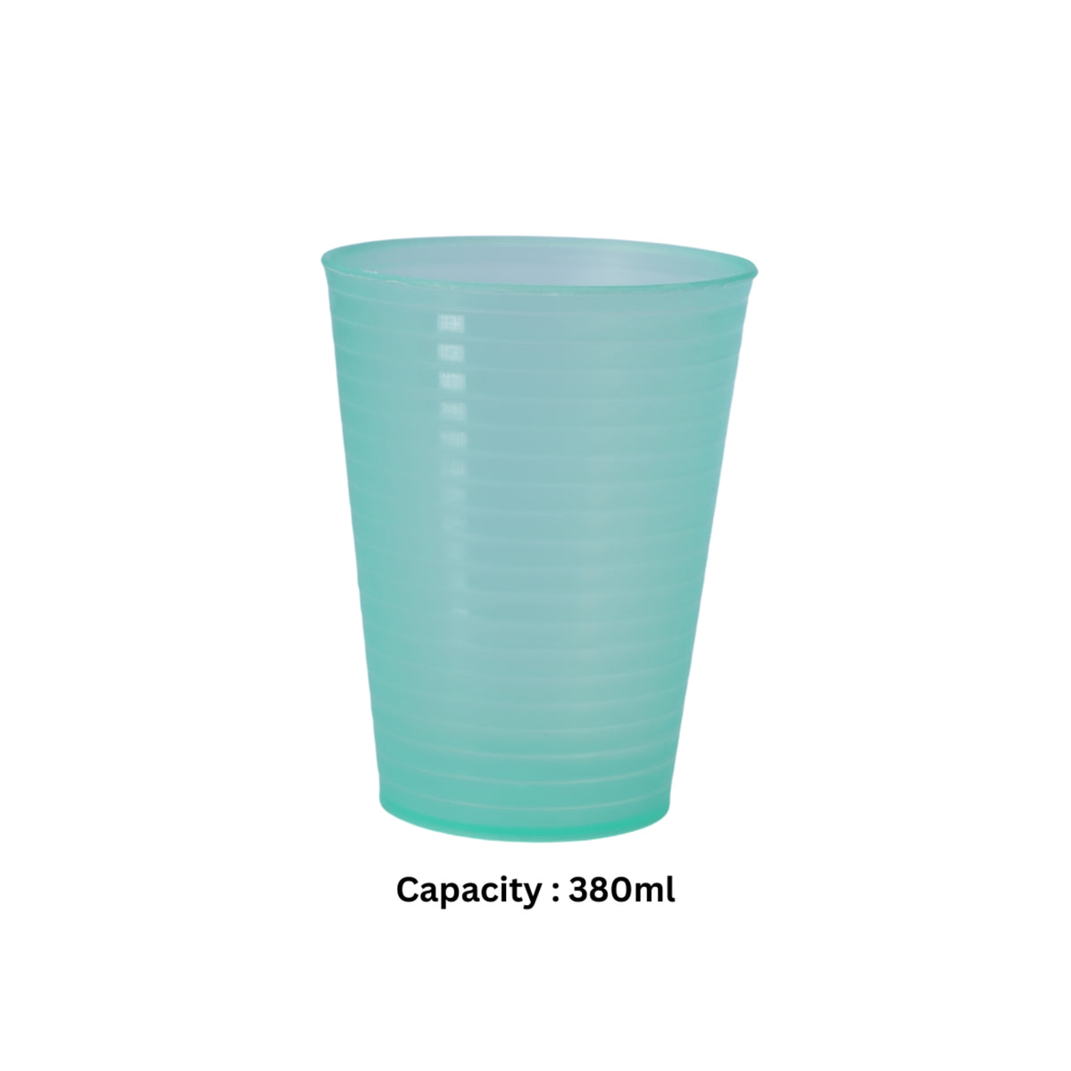 3 Pcs PLASTIC TUMBLER SET 380ml - HSP - 12A3