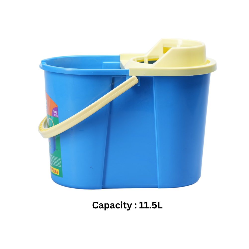MOP BUCKET WITH PLASTIC HANDLE - 6A1
