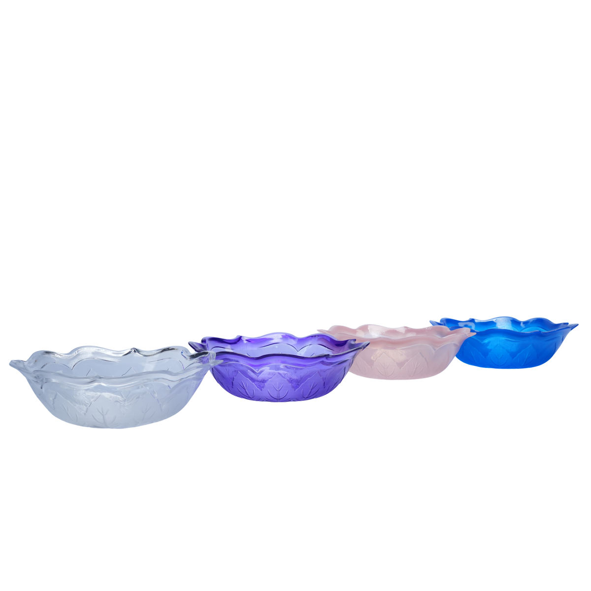 PLASTIC BOWL LEAF DESIGN - 22A15