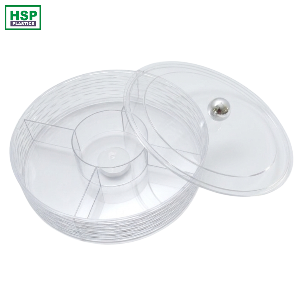Plastic Dry Food Container Compartmented Box