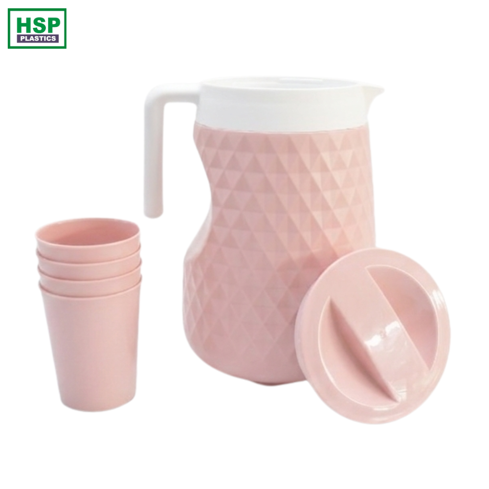 Plastic Jug - 2L with Cups