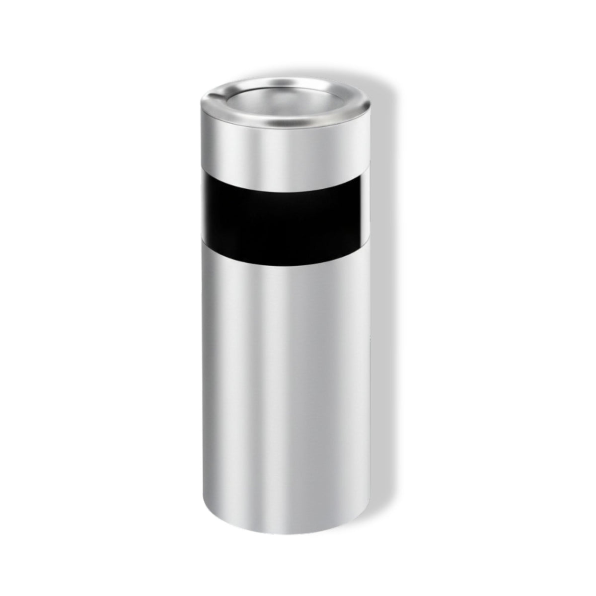 STAINLEES STEEL GROUND ASH BARREL - 8L - IRS00081