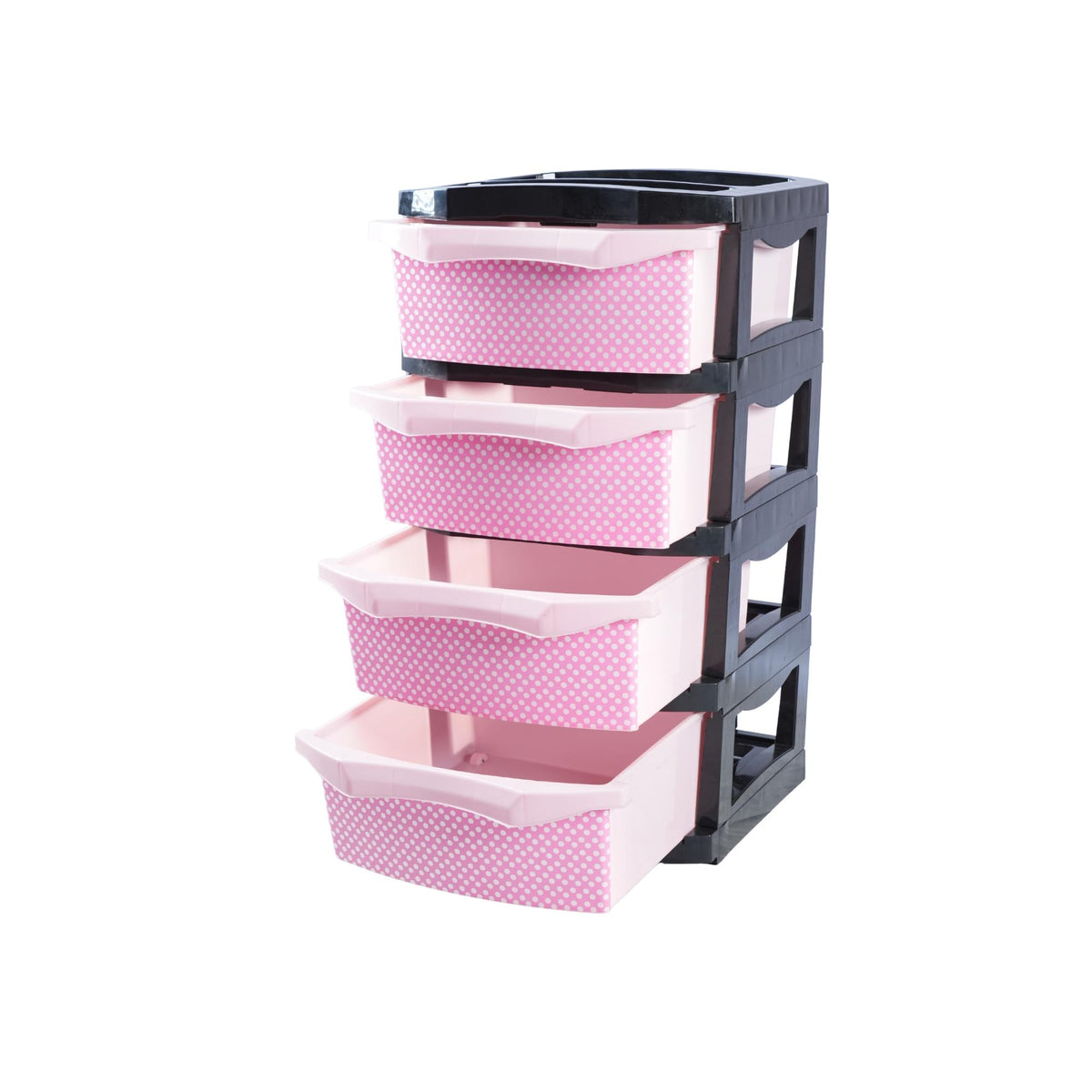 4 DRAWER PLASTIC CUPBOARD - HSP- 31A6
