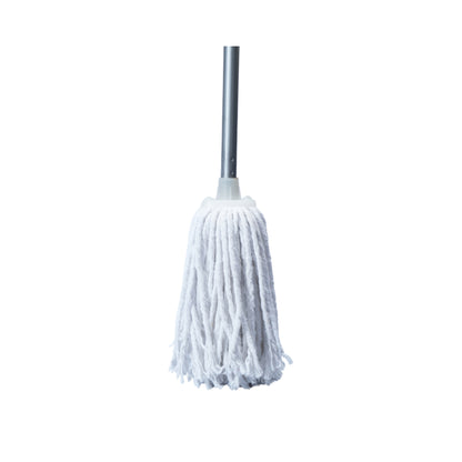 MOP WITH WOODEN STICK WHITE - HSP - 3A8