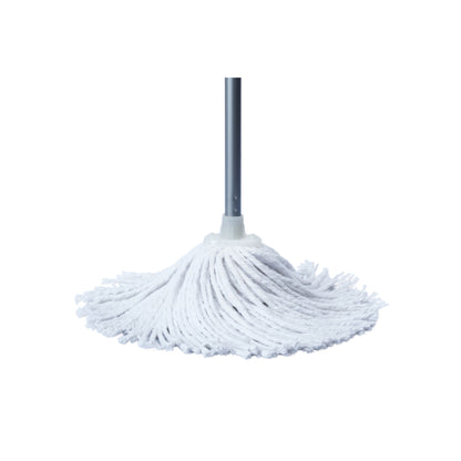 MOP WITH WOODEN STICK WHITE - HSP - 3A8