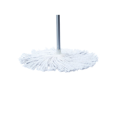 MOP WITH WOODEN STICK WHITE - HSP - 3A8
