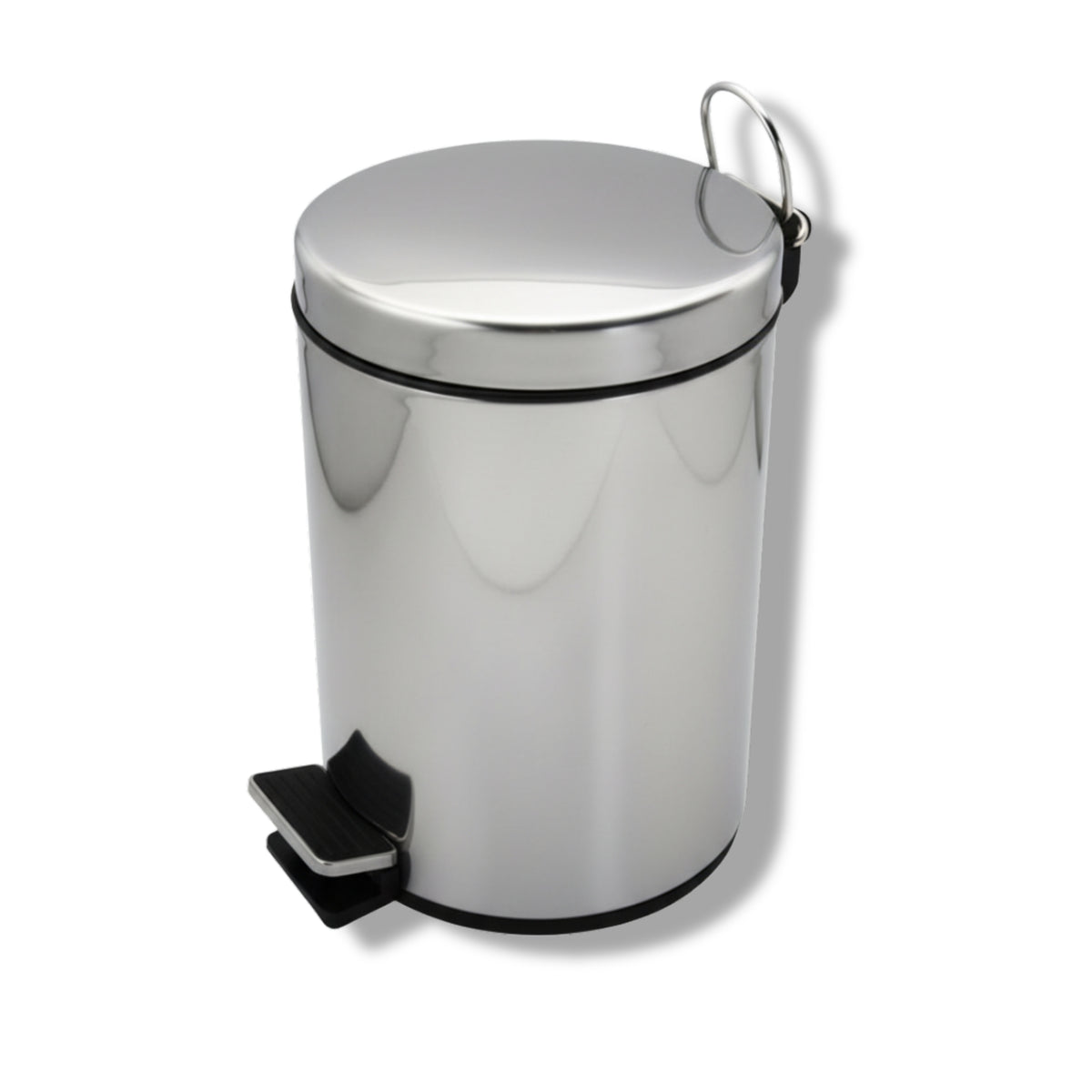 STAINLESS STEEL ROUND PEDAL BIN - 20L - IRS00037
