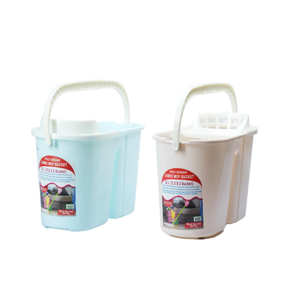 MOP BUCKET WITH JUMBO WHEEL -HSP-6A5