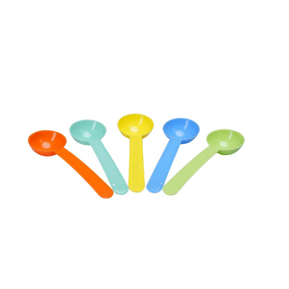 10 Pcs SPOON ROUND SET LARGE - BPA FREE - HSP - 20A2