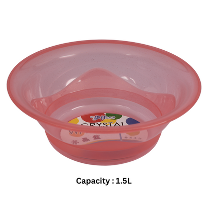 PLASTIC BASIN WITH CRYSTAL DESIGN  HSP