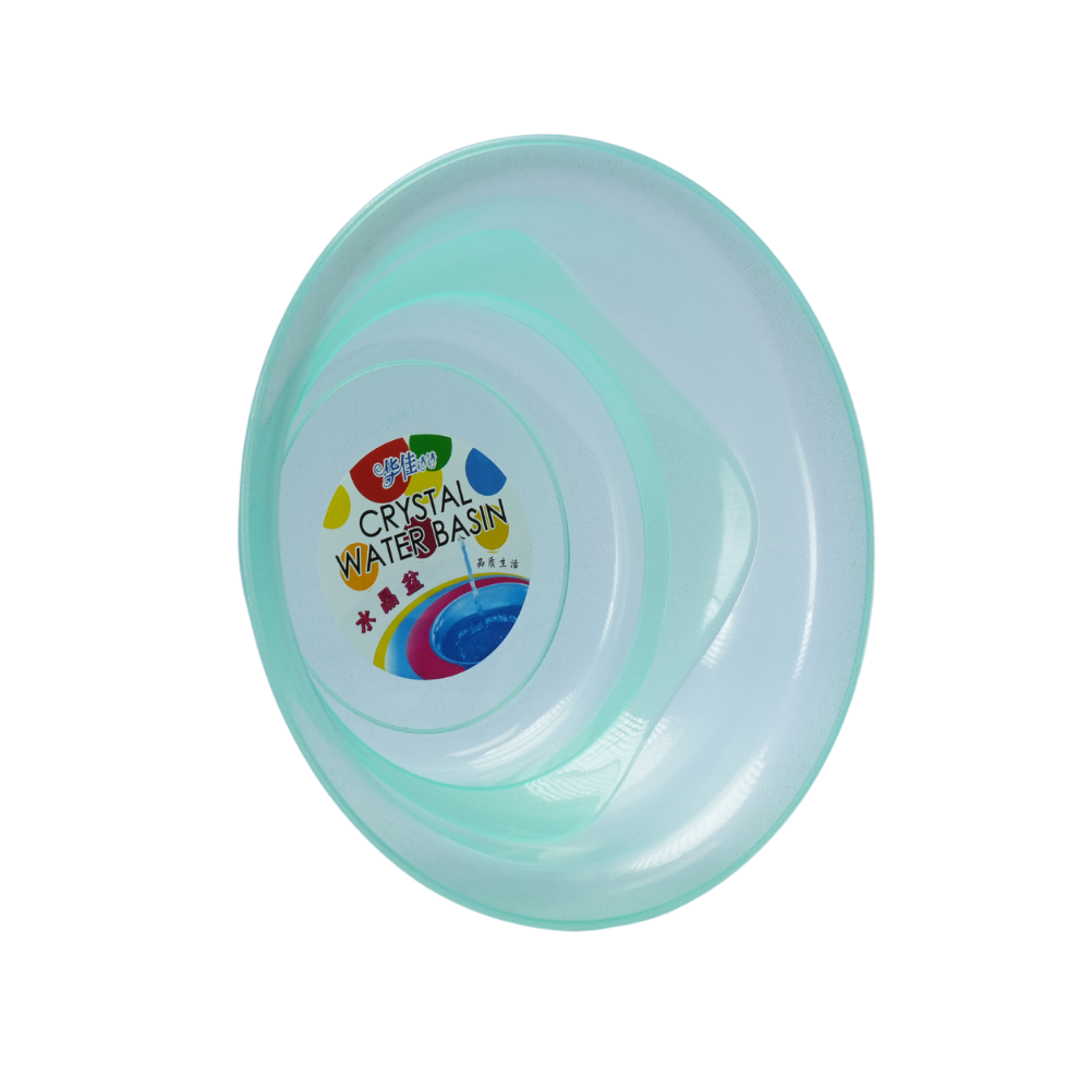 PLASTIC BASIN WITH CRYSTAL DESIGN  HSP