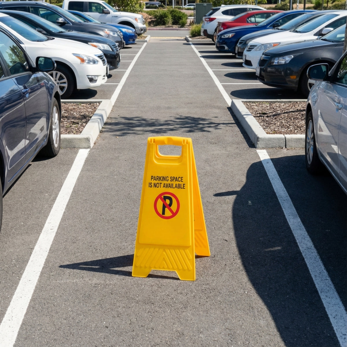 WARNING SIGN BOARD - PARKING SPACE IS NOT AVAILABLE - IRS00052 – Ezyhome