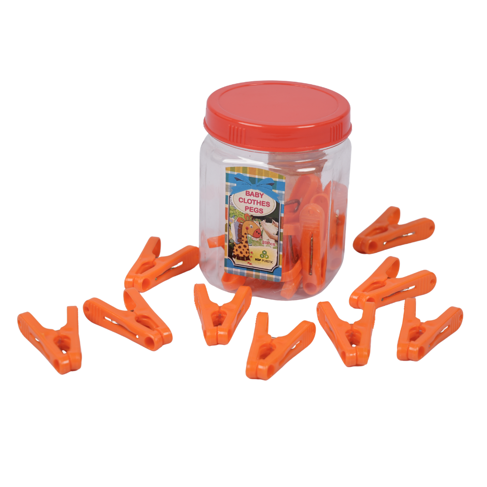 CLOTH PEGS IN A BOTTLE 20pcs - HSP - 16A3