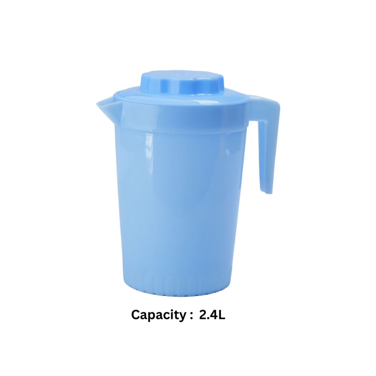 PLASTIC WATER JUG WITH LID 2400ml - HSP - 13A3