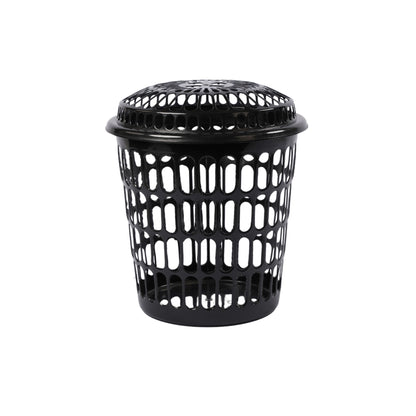 LAUNDRY BASKET WITH LID -BLACK -HSP-21A5B