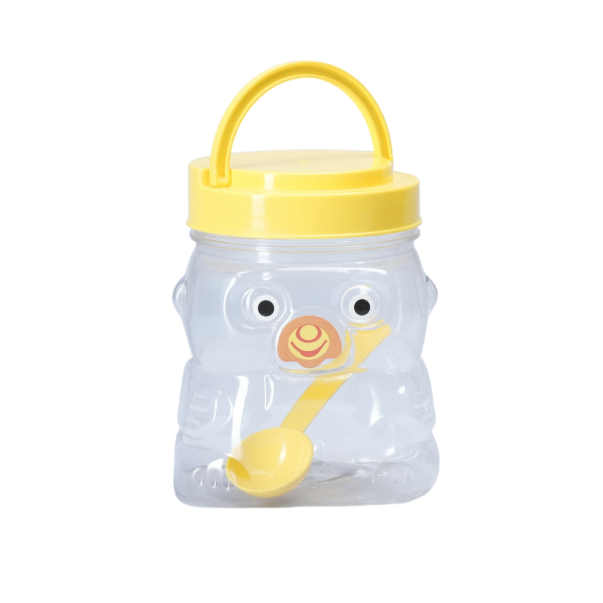 3 Pcs PLASTIC BOTTLE SET KITCHEN JAR BEAR DESIGN -SMALL 850ML - HSP-8A1