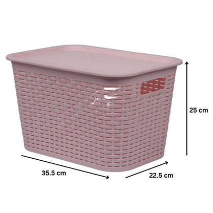 RATTAN STORAGE BASKET HSP