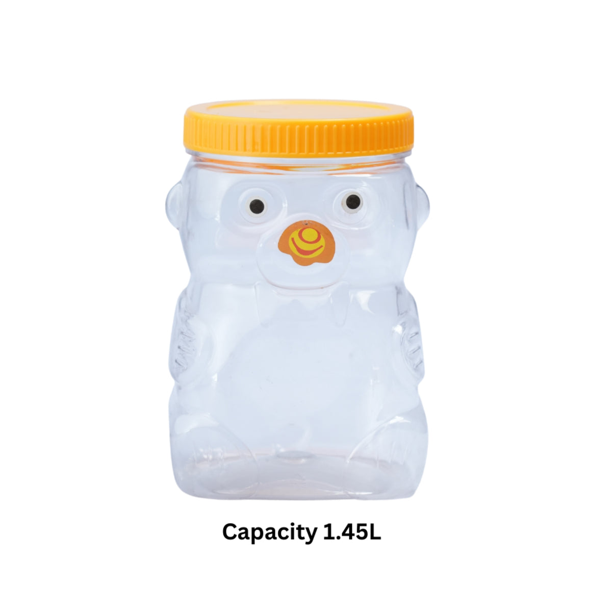 PLASTIC KITCHEN CONTAINERS BEAR DESIGN MEDIUM - 1450ml - HSP - 8A21