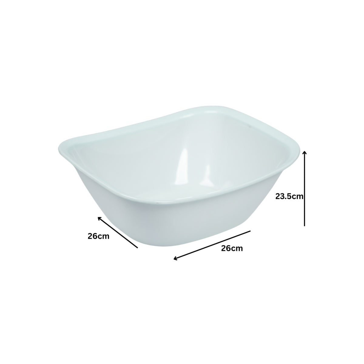 SQUARE SHAPE PLASTIC BOWL-HSP-22A6