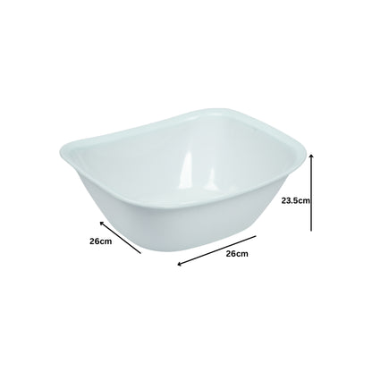 SQUARE SHAPE PLASTIC BOWL-HSP-22A6