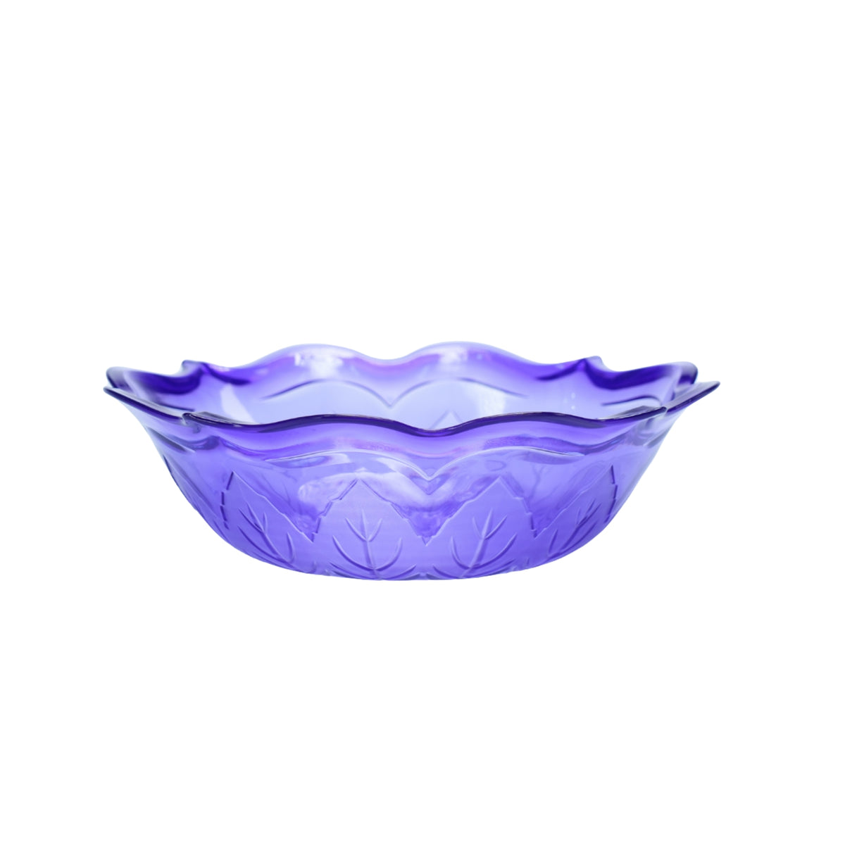 PLASTIC BOWL LEAF DESIGN - 22A15