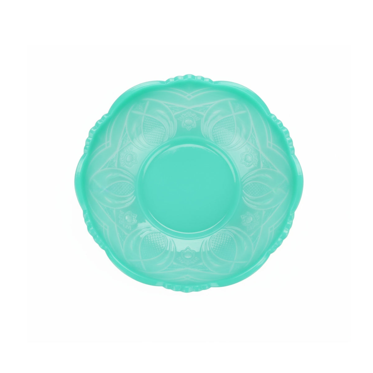 PLASTIC BOWL LEAF DESIGN SMALL -HSP-22A16