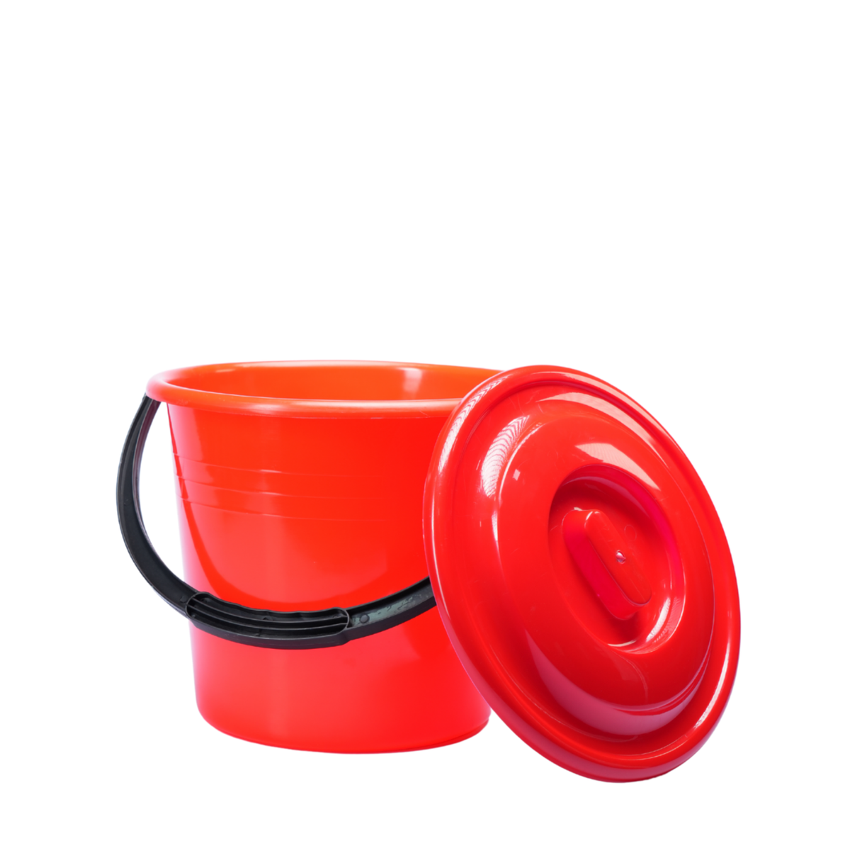 PLASTIC BUCKET WITH LID - 15L - HSP -7A2