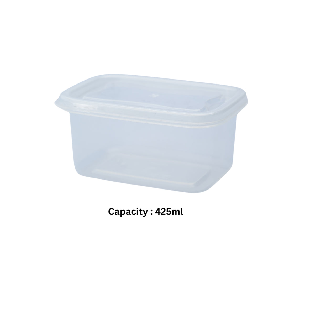 2 Pcs FOOD CONTAINER SET CLEAR -SMALL- BPA FREE - HSP-10A1