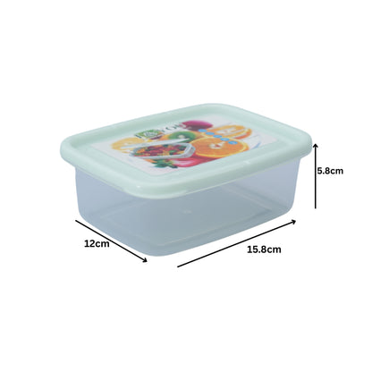 FOOD CONTAINER CLEAR -RECTANGLE - BPA FREE - HSP - 10A3
