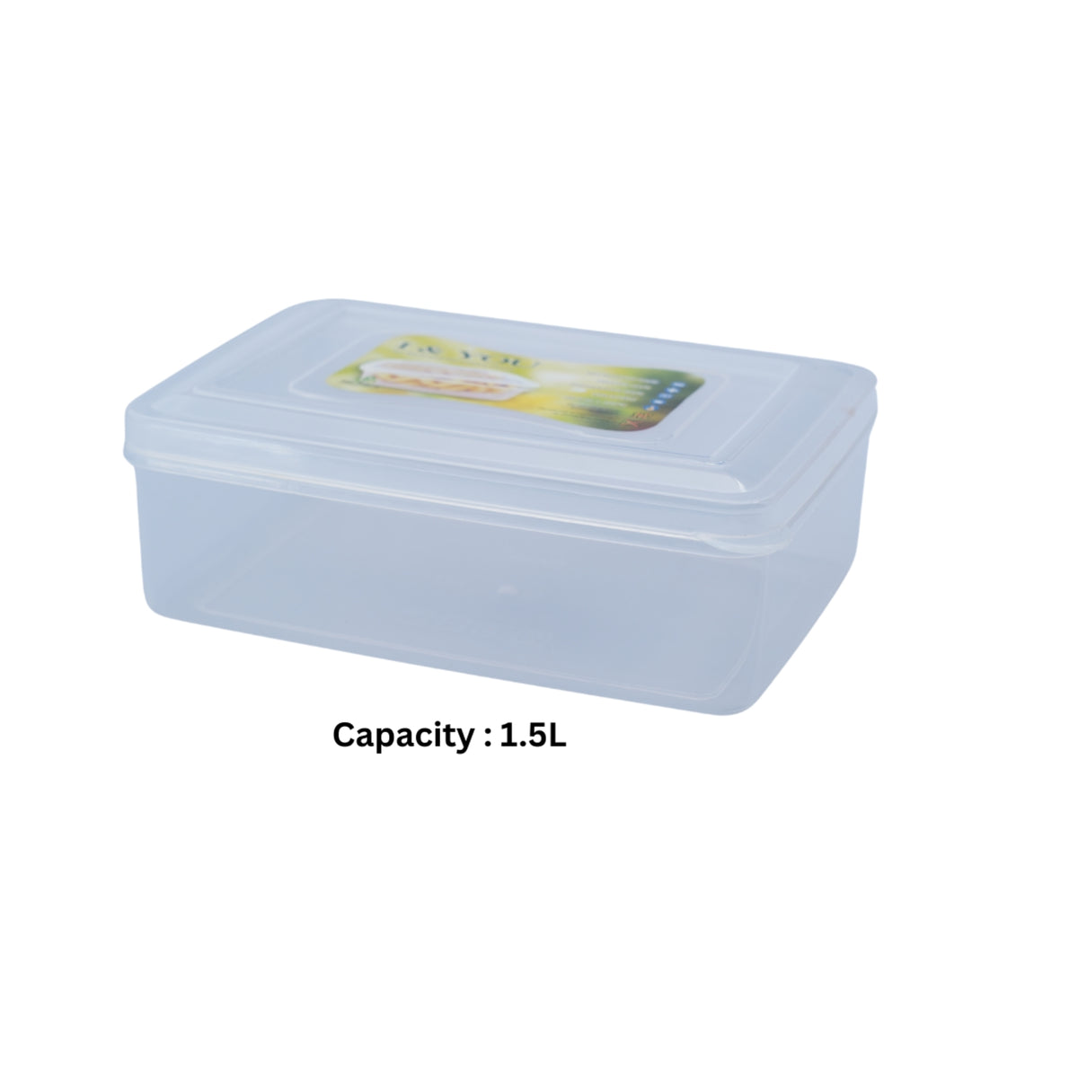 FOOD CONTAINER CLEAR - BPA FREE - HSP-10A6