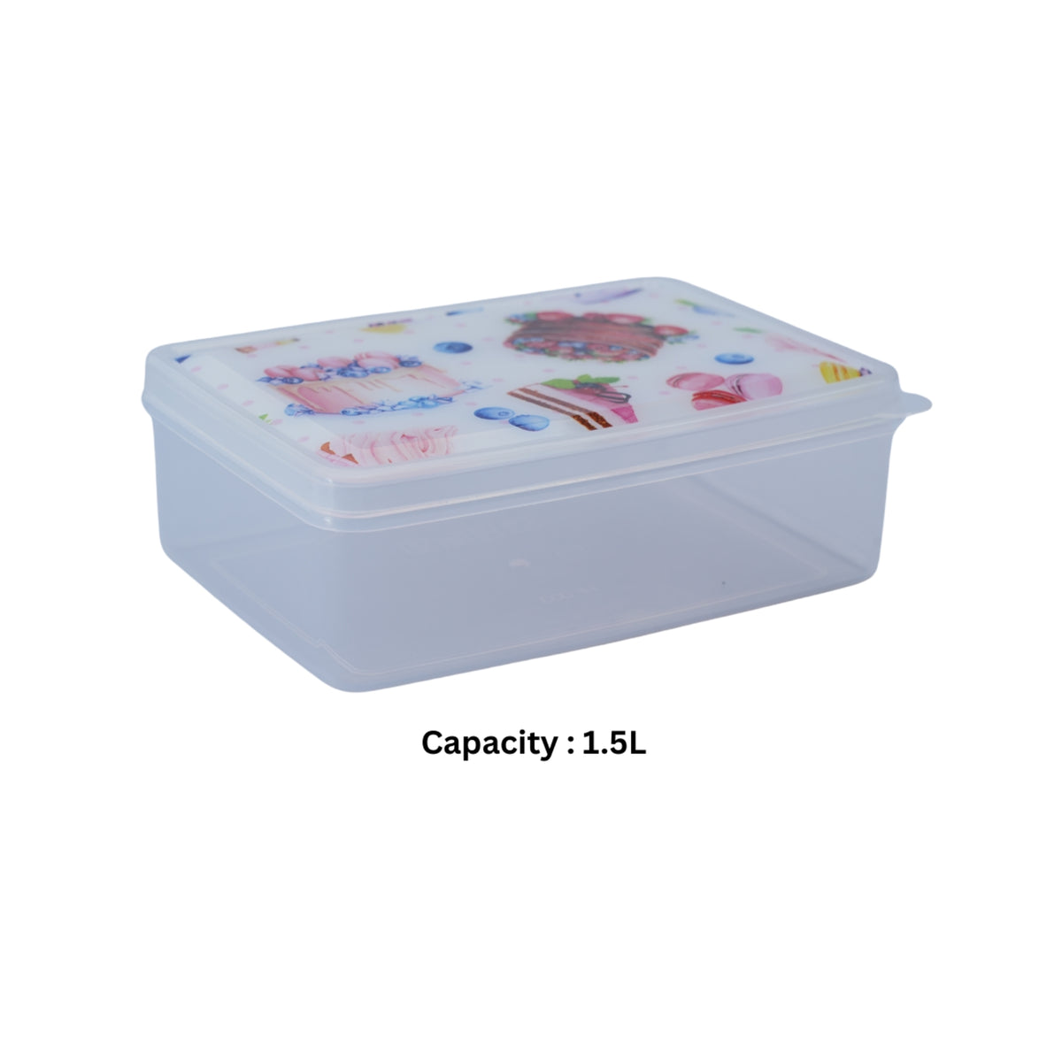 FOOD CONTAINER PRINTED - BPA FREE - HSP-10A7