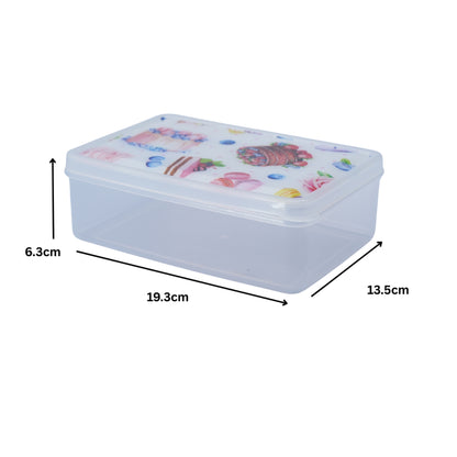FOOD CONTAINER PRINTED - BPA FREE - HSP-10A7