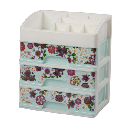 3 DRAWER PLASTIC CUPBOARD - SMALL - HSP - 31A11