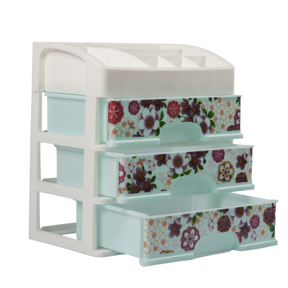 3 DRAWER PLASTIC CUPBOARD - SMALL - HSP - 31A11