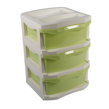 3 DRAWER PLASTIC CUPBOARD -HSP- 31A2