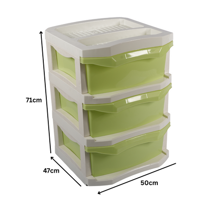 3 DRAWER PLASTIC CUPBOARD -HSP- 31A2
