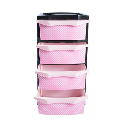 4 DRAWER PLASTIC CUPBOARD - HSP- 31A6