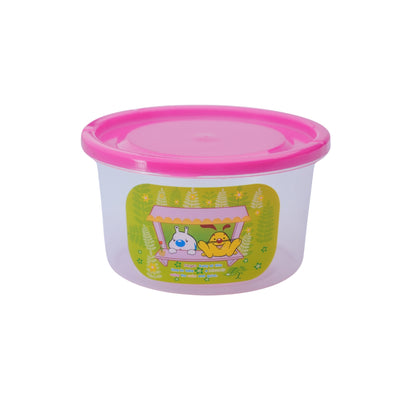 2 Pcs ROUND FOOD CONTAINER SET - MEDIUM - BPA FREE - HSP - 10A9